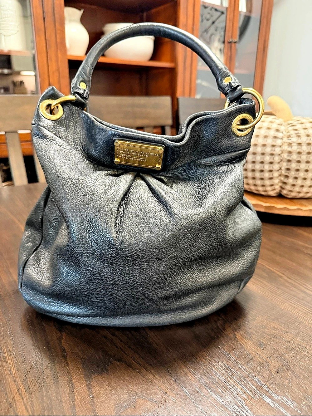 Marc by Marc Jacobs Standard Supply Workwear Hobo Black Leather Bag
